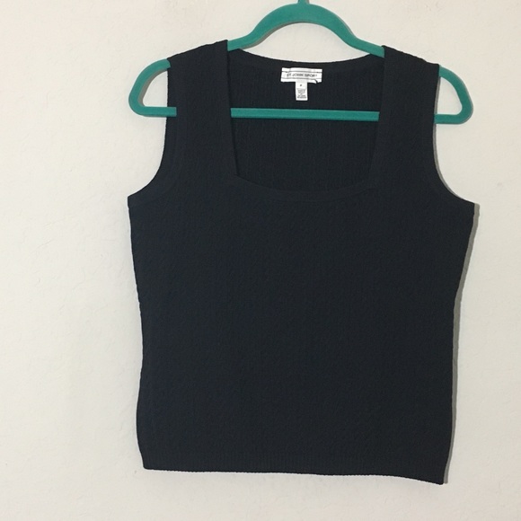 St. John Tops - St. John Sport Wool Blend Cable Knit Tank Top